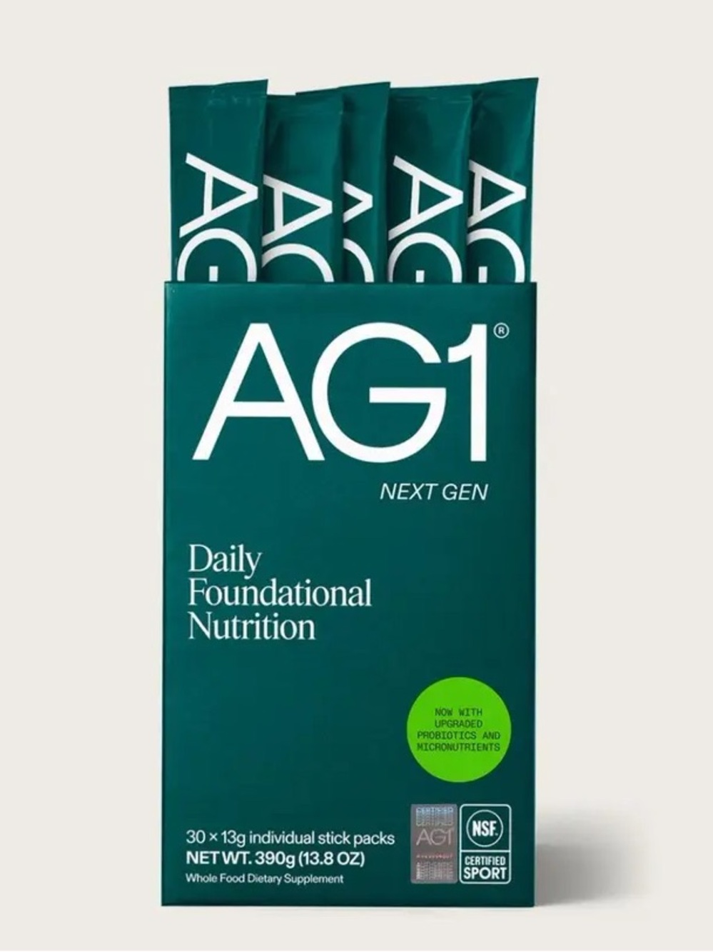 NWT AG1 Daily Foundational Nutrition Travel Packs - 5 stick packs